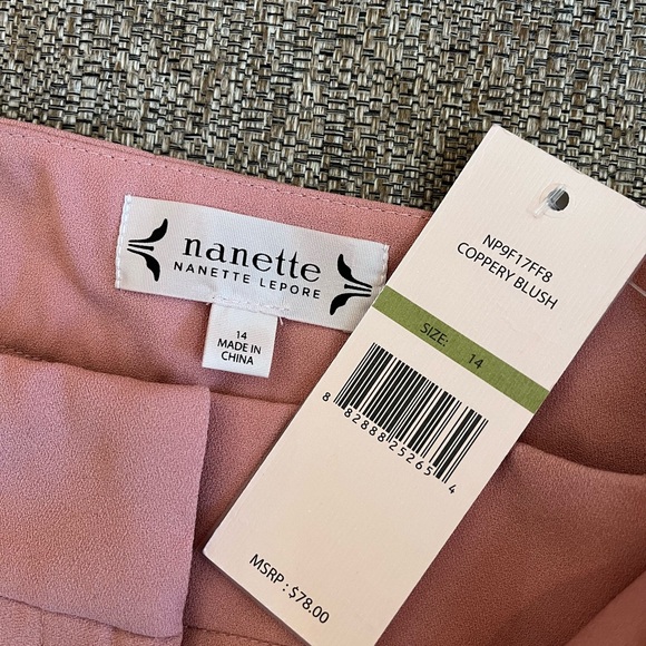 ❣️🆕Nanette Lepore Coppery Blush Dress Pants❣️ - Picture 8 of 11